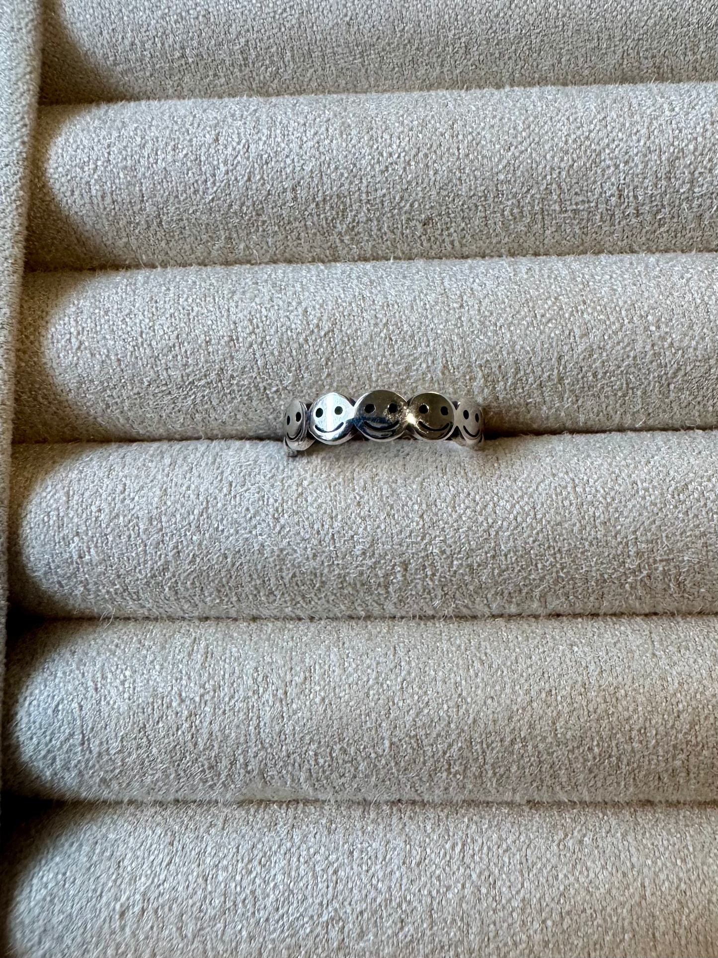 Happy Face Toe Ring - Sterling Silver